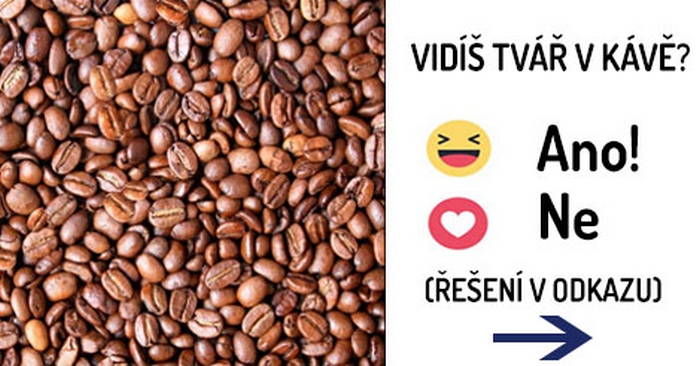 Najdeš v těchto zrnkách obličej? Dokáže to jen 1 člověk ze 100.