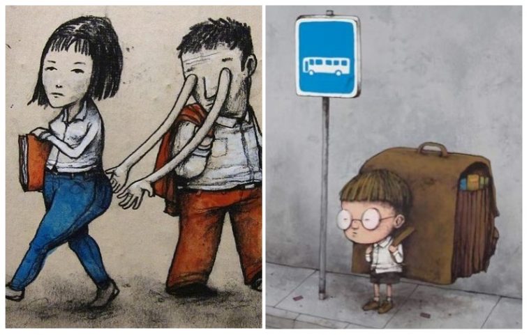10 trefných ilustrací o dnešním světě. Smutné, ale pravdivé.