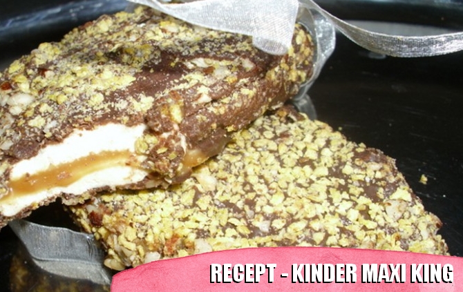 Udělejte si domácí Kinder Maxi King. Zvládne to každý.