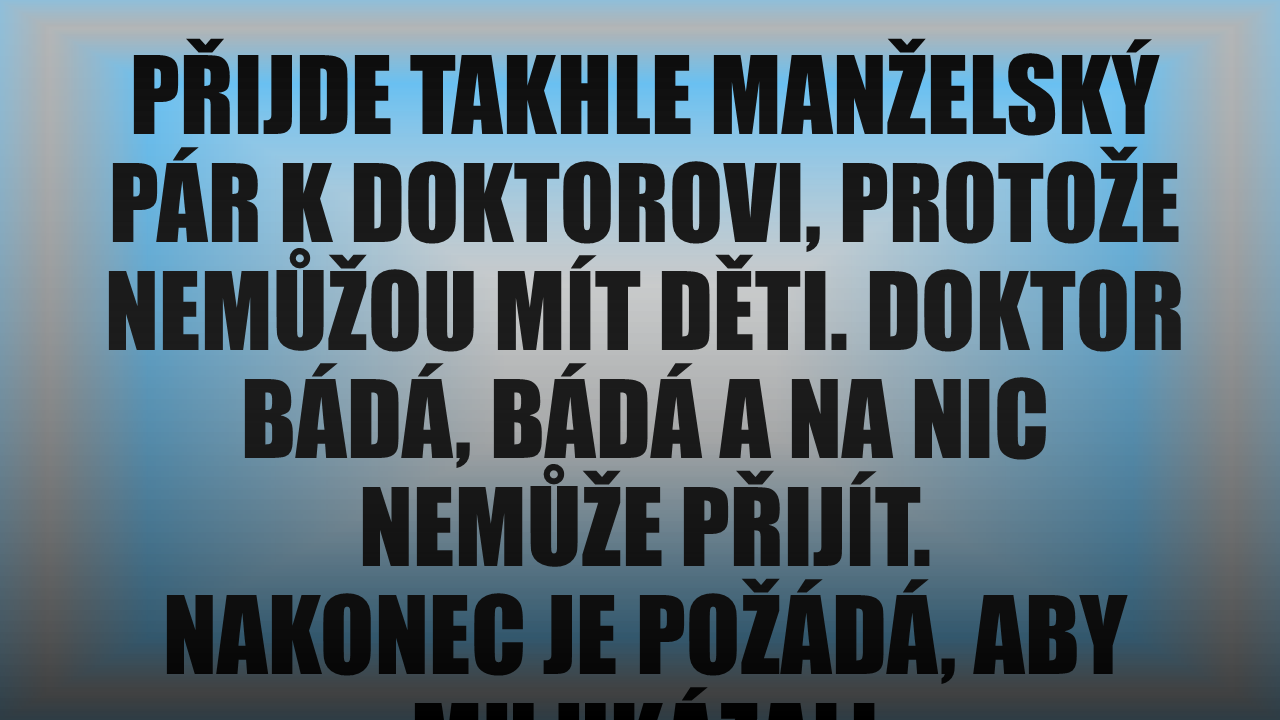 VTIP: Manželský pár