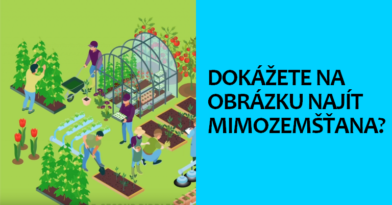 Zvládnete tuto hádanku? Kdo dokáže najít mimozemšťana?