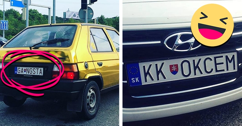 Ty nejvtipnější SPZ, které jste kdy viděli