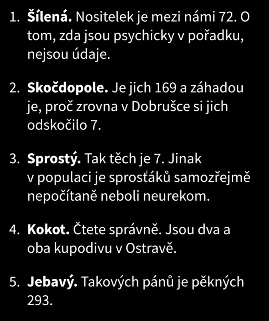 První