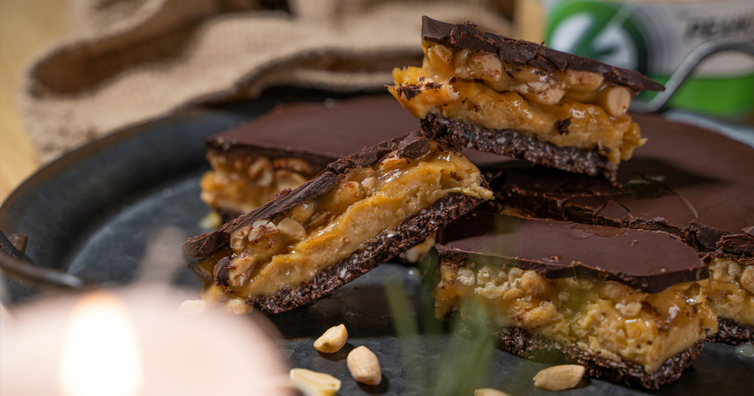 Recept na zdravou variantu Snickers, který je snadný a zároveň velice chutný