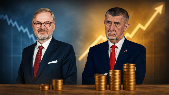 Babiš prý hospodaří lépe než loni Fiala. Co na to ekonomové?
