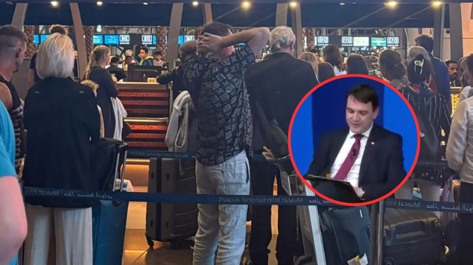 Letadlo z Ománu odletělo poloprázdné. Češi prý nestihli dorazit včas.