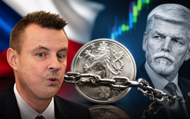 Dle Jindřicha Rajchla je česká koruna silná. Jediný kdo ji brzdí, je prý prezident Pavel.