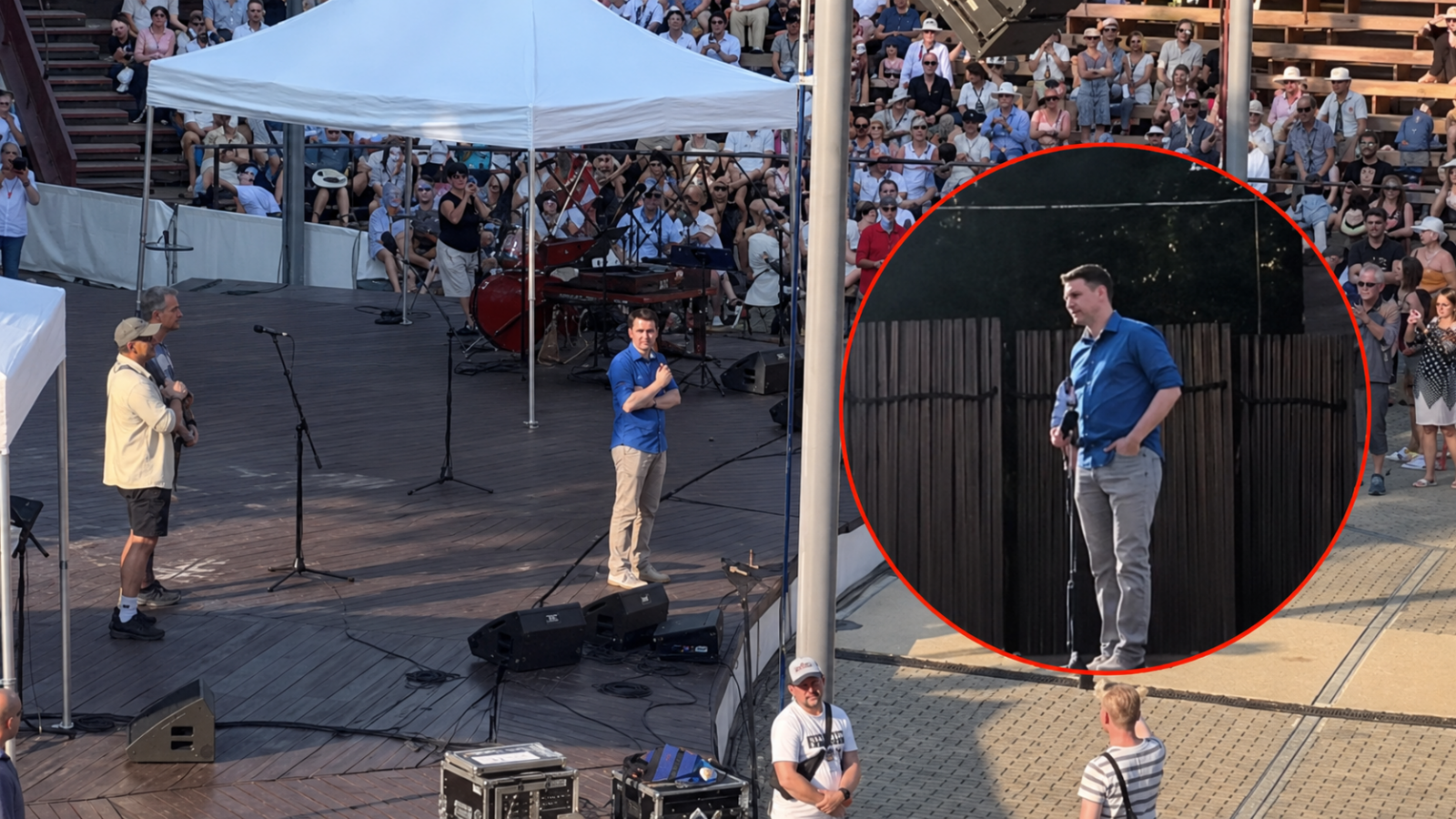 Publikum festivalu ve Strážnici vypískalo Macinku. Ten takové chování nechápe.