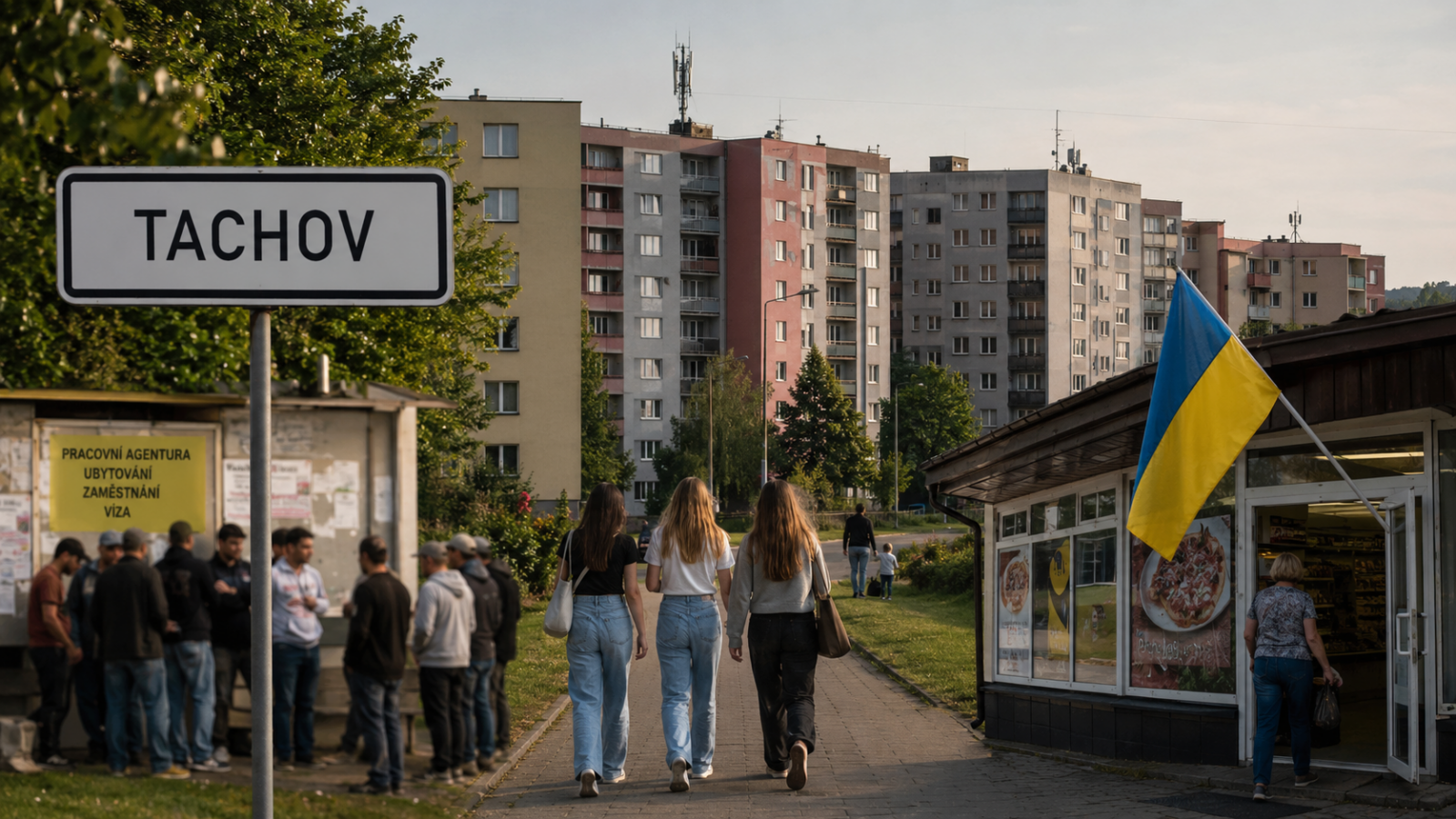 Západočeský město drží republikové nej. Žije tu nejvíc cizinců na počet obyvatel (uvádí se až 40 %).