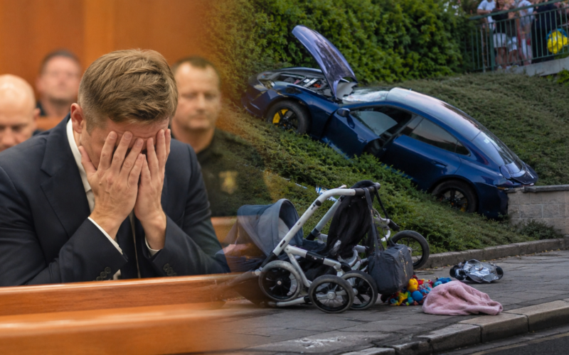 Podnikatel v Porsche srazil matku s kočárkem a zabil ji. Přemohl ho prý záchvat kašle. Dostal podmínku.