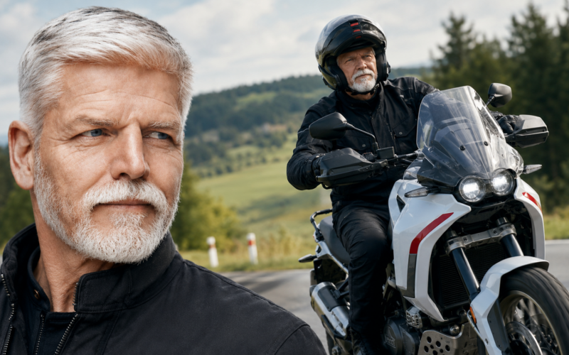 Prezident Pavel odmítl vzdát se motorek: Koníčky měnit nehodlá.