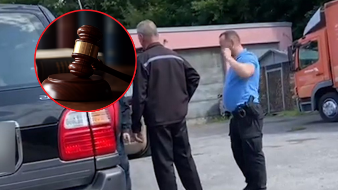 Ukrajinský podnikatel vyhrožoval strážníkovi vlivem i armádní hodností. Okresní soud podmínečně zastavil stíhání.
