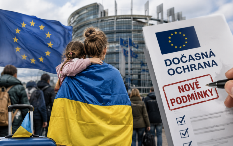 EU mění pravidla pro Ukrajince. Nová podmínka rozhodne o dočasné ochraně.