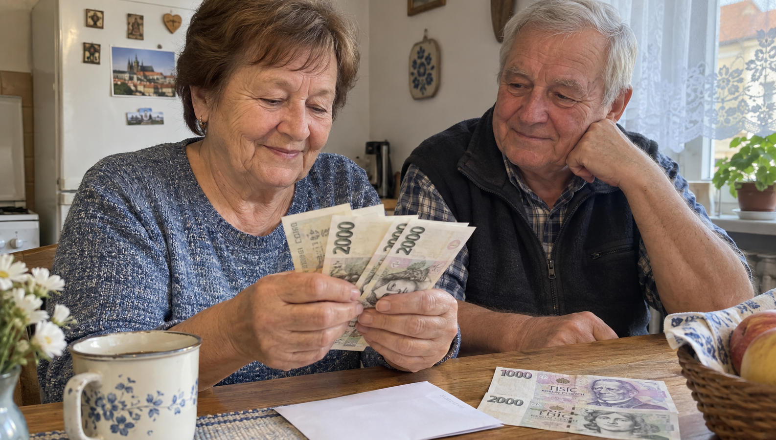 Důchodci dostanou mimořádný příspěvek 2000Kč! Průměrná penze vzroste o 304 Kč.