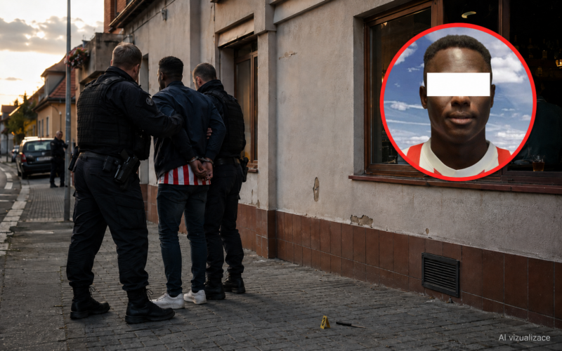 Dvě promile, pozitivní test na drogy a nůž v ruce. Bývalý fotbalista měl děsit obyvatele.