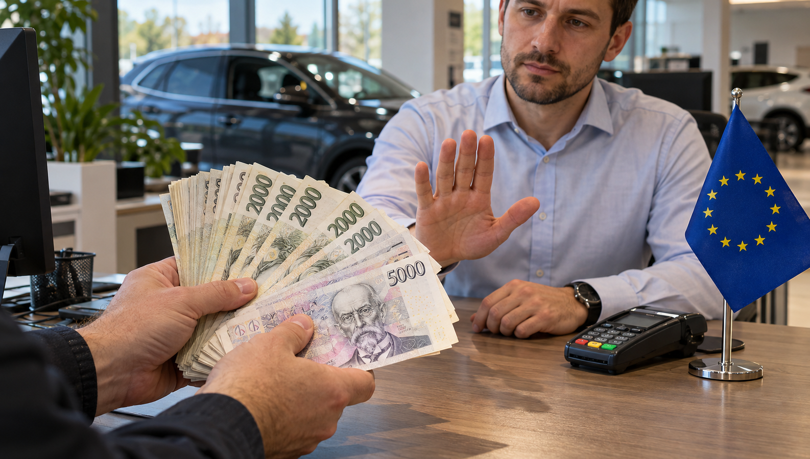 Hotově maximálně zhruba 244 tisíc Kč. EU od roku 2027 zpřísní pravidla pro vysoké platby.