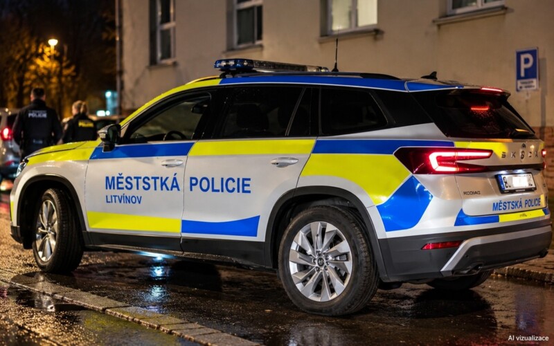 Šašci v uniformách? Litvínovská policie rozesmála celou republiku díky chybě na novém autě.