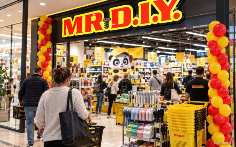 V Česku se otevřela první prodejna MR.D.I.Y. Nabídne levné zboží.